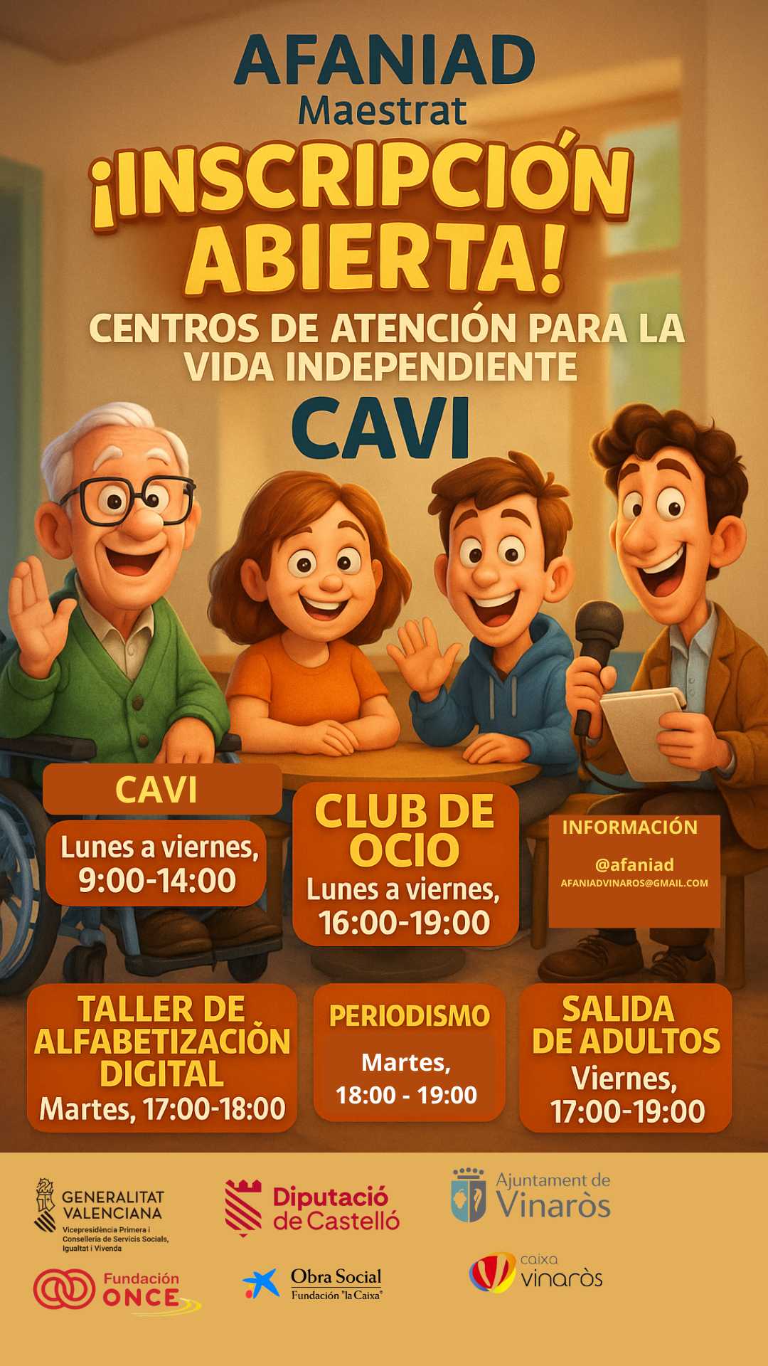 AFANIAD MAESTRAT APUESTA POR LA INCLUSION CON ITINERARIOS INDIVIDUALIZADOS  QUE TRANSFORMAN VIDAS t